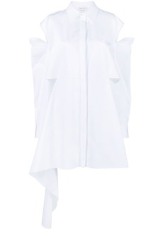 Alexander McQueen cut-out detail shirt dress