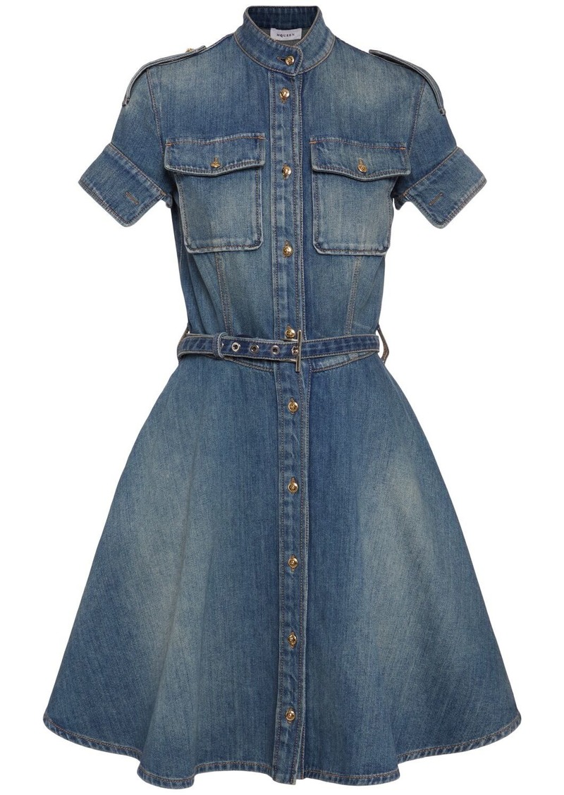 Alexander McQueen Denim Dress