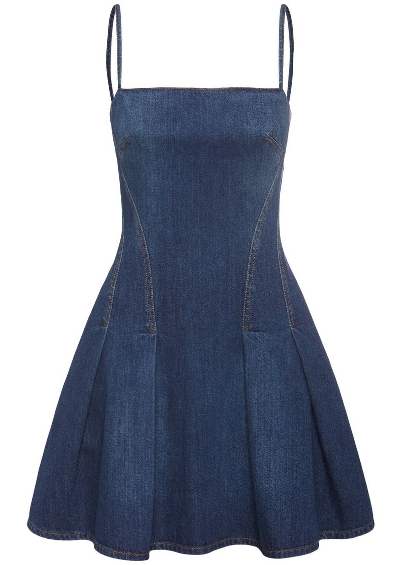 Alexander McQueen Denim Mini Dress