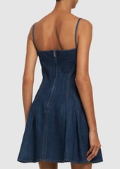 Alexander McQueen Denim Mini Dress