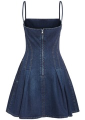 Alexander McQueen Denim Mini Dress