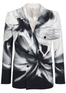 Alexander McQueen Dragonfly Shadow Printed Viscose Jacket