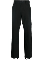 Alexander McQueen drawstring-hem cotton trousers