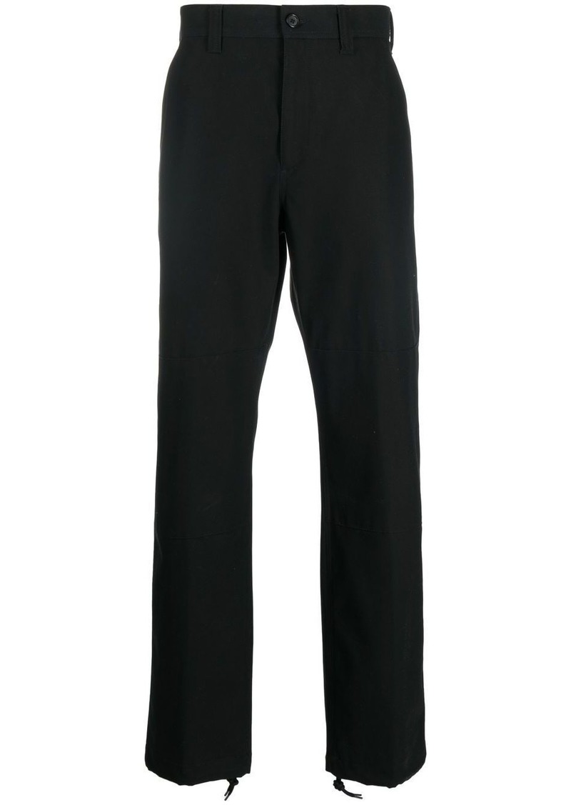 Alexander McQueen drawstring-hem cotton trousers