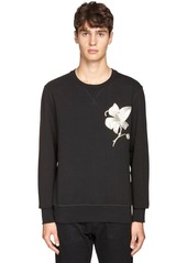 Alexander McQueen Embroidered Cotton Jersey Sweatshirt