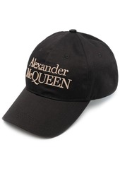 Alexander McQueen embroidered-logo baseball cap