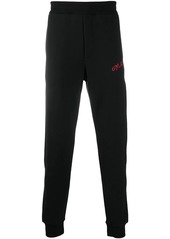 Alexander McQueen embroidered logo track trousers