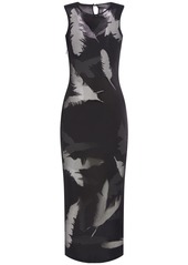 Alexander McQueen Embroidered Silk Dress