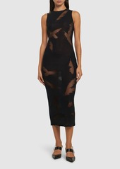 Alexander McQueen Embroidered Silk Dress