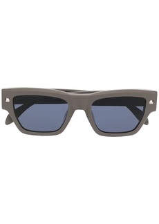 Alexander McQueen engraved-logo arm sunglasses