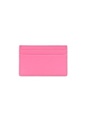 Alexander McQueen engraved-logo leather cardholder