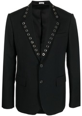 Alexander McQueen eyelet-detail blazer