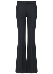 Alexander McQueen Flared Leaf Crepe Pants