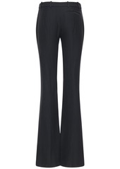 Alexander McQueen Flared Leaf Crepe Pants