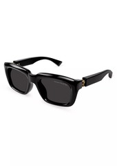 Alexander McQueen Floating Skull 54MM Square Sunglasses