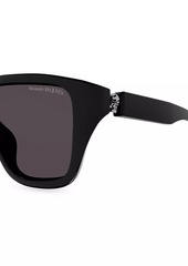 Alexander McQueen Floating Skull 99MM Mask Sunglasses