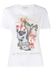 Alexander McQueen flora and skull print T-shirt