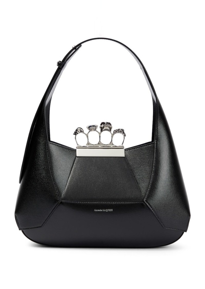 Alexander McQueen Jewelled leather shoulder bag