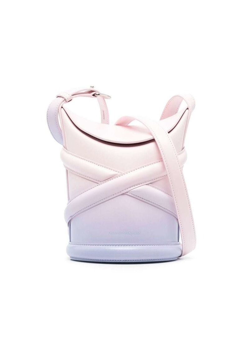 Alexander McQueen gradient-effect bucket bag