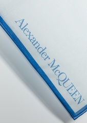 Alexander McQueen gradient-effect logo scarf