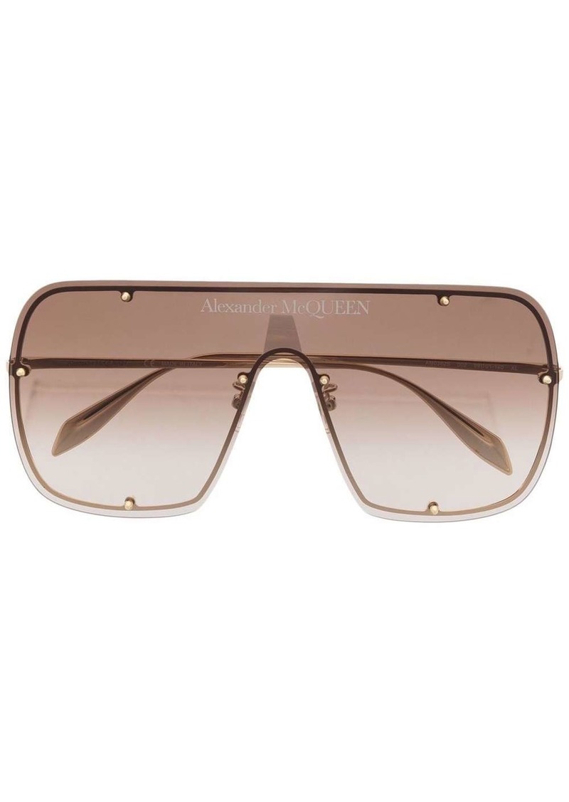 Alexander McQueen gradient oversize-frame sunglasses