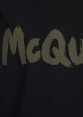 Alexander McQueen Graffiti Logo Cotton T-shirt