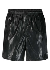 Alexander McQueen Graffiti logo-jacquard swim shorts