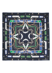 Alexander McQueen graphic-print silk scarf