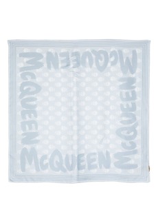 Alexander McQueen graphic-print silk scarf