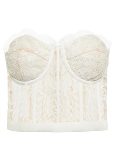 Alexander McQueen Guipure lace bustier