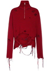 Alexander McQueen Half-zip Wool Turtleneck Sweater