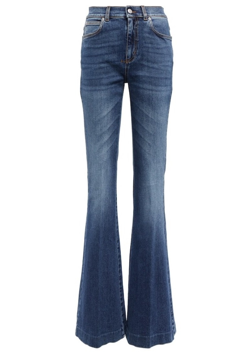 Alexander McQueen High-rise flared jeans