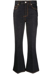 Alexander McQueen high-rise flared jeans