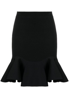 Alexander McQueen high-waisted midi skirt