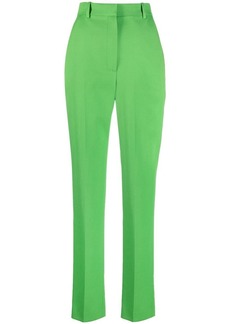 Alexander McQueen high-waisted slim-cut trousers