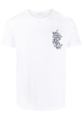 Alexander McQueen Ivi Monogram embroidered T-shirt