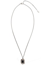 Alexander McQueen Ivy Skull Brass Necklace