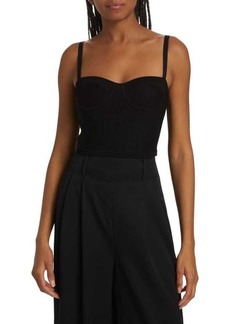 Alexander McQueen Knit Bustier Top