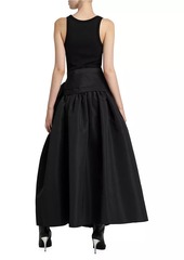 Alexander McQueen Knotted Stretch-Cotton Jersey Gown