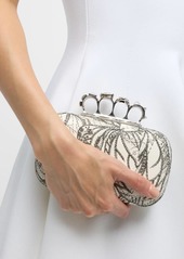 Alexander McQueen Knuckle Four-Ring Embellished Clutch Bag
