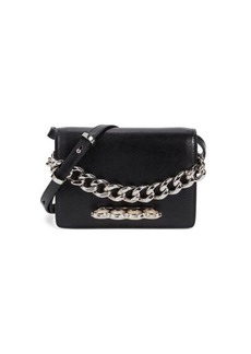 Alexander McQueen Knuckle Leather Crossbody Bag