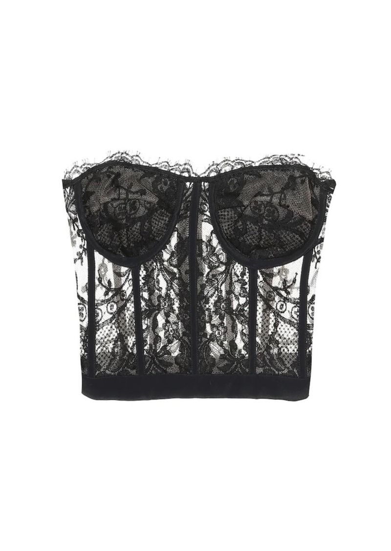 Alexander McQueen Lace bustier