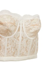 Alexander McQueen Lace Bustier Top