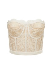 Alexander McQueen Lace Bustier Top