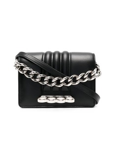 Alexander McQueen leather chain-link clutch-bag
