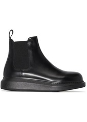 Alexander McQueen leather chelsea boots