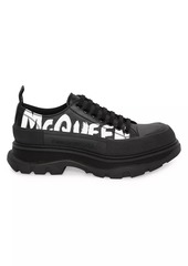 Alexander McQueen Leather Lace-Up Sneakers