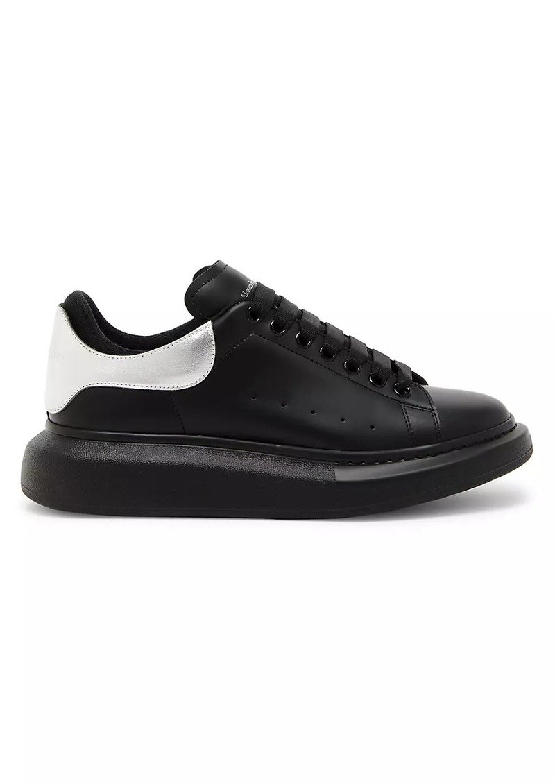 Alexander McQueen Leather Low-Top Sneakers