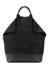 Alexander McQueen leather-trimmed tote backpack