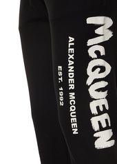 Alexander McQueen Logo Cotton Jogger Sweatpants